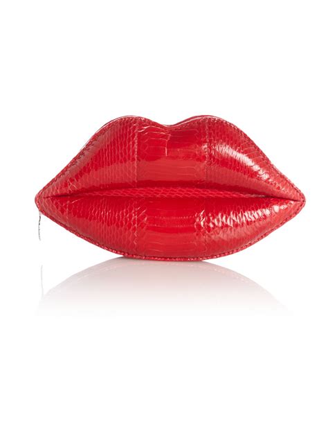 lips clutch bag|lulu guinness lip clutch bags.